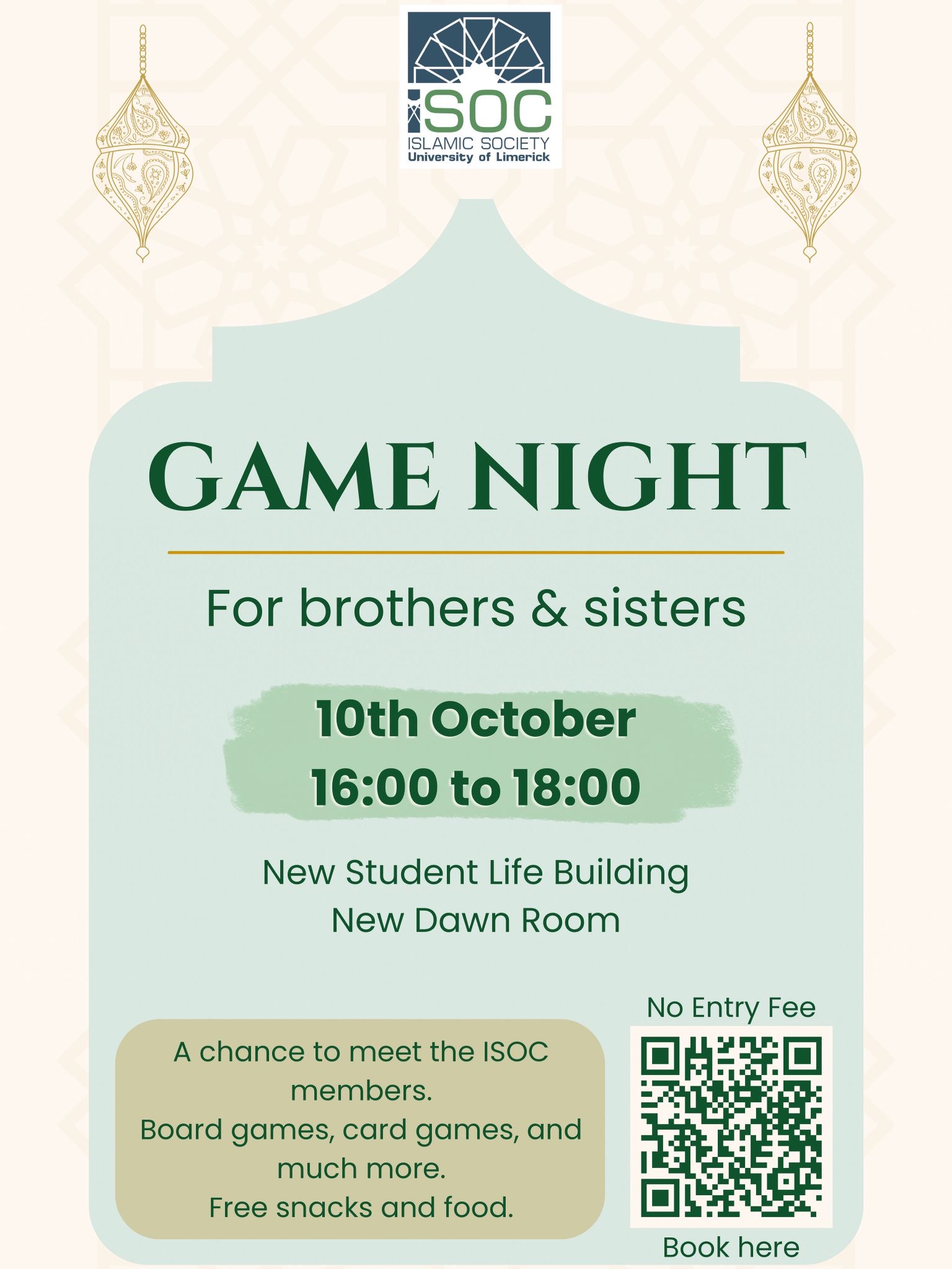 ISOC games night