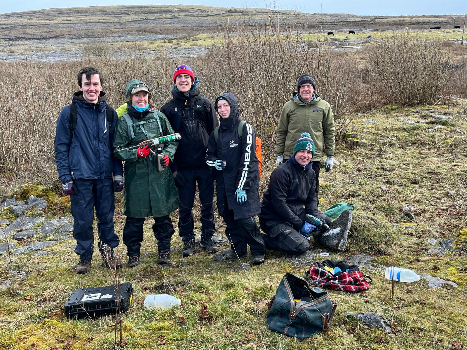 OPC volunteering with Mountain Meitheal